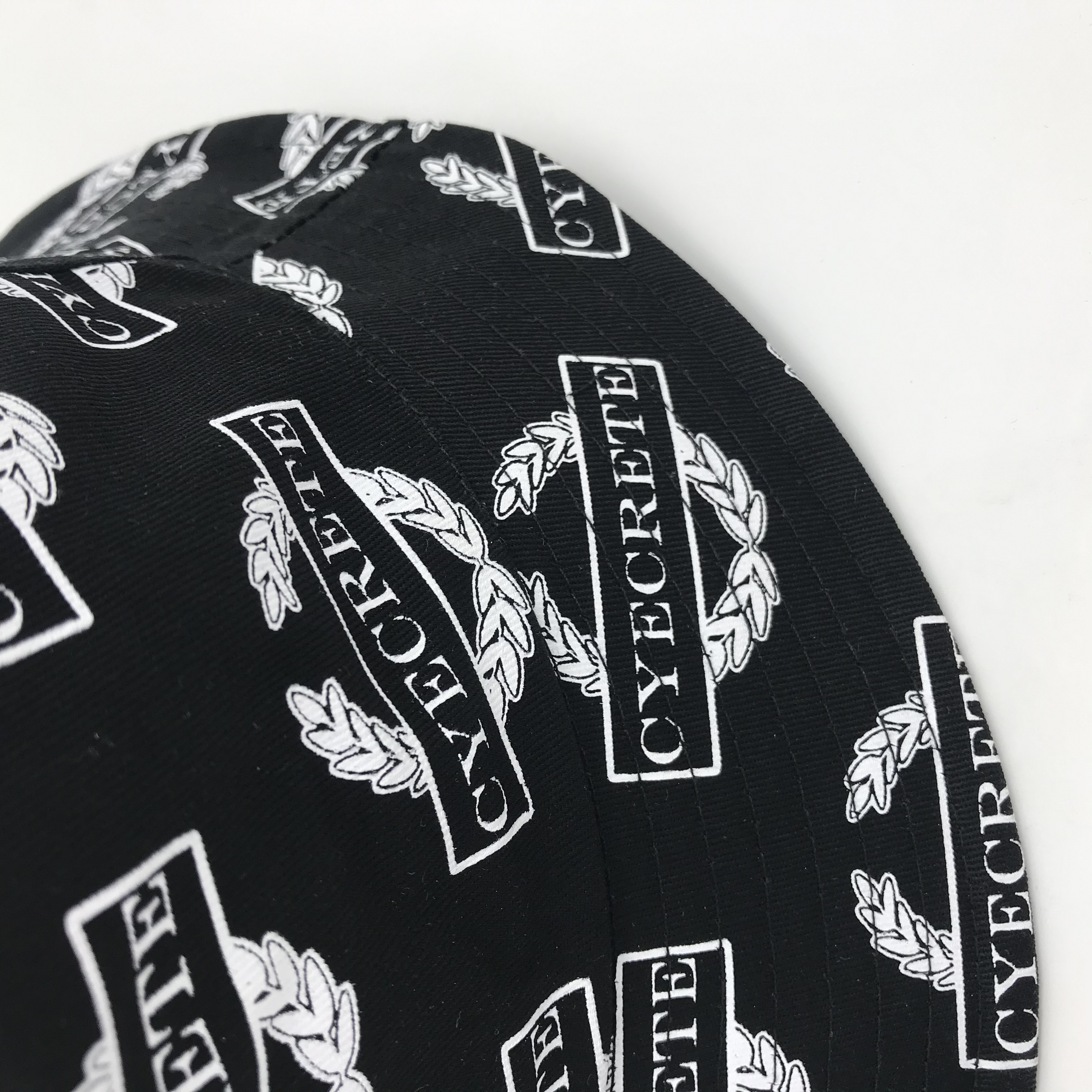 custom personal logo custom embroidery patch reversible bucket hat wholesale colorful all over print bucket hats