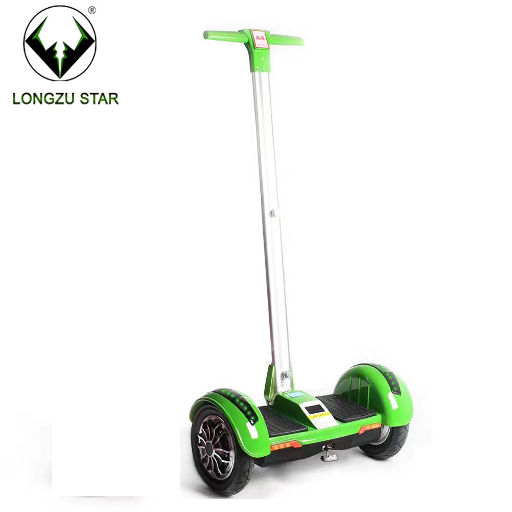 China Factory Price Cheap LED Key Bag  E-skateboard 2 wheel electric self electric balancing scooter hoverboard with handle