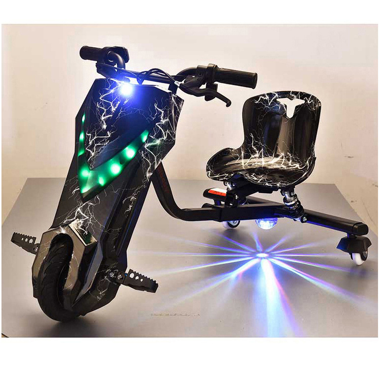 Best 48v 500w Motorized Electric Drifting Scooter Cart Adults Unisex 24v Electric Drifting Go Kart 8 Inch PU Wheel 250w 100kg