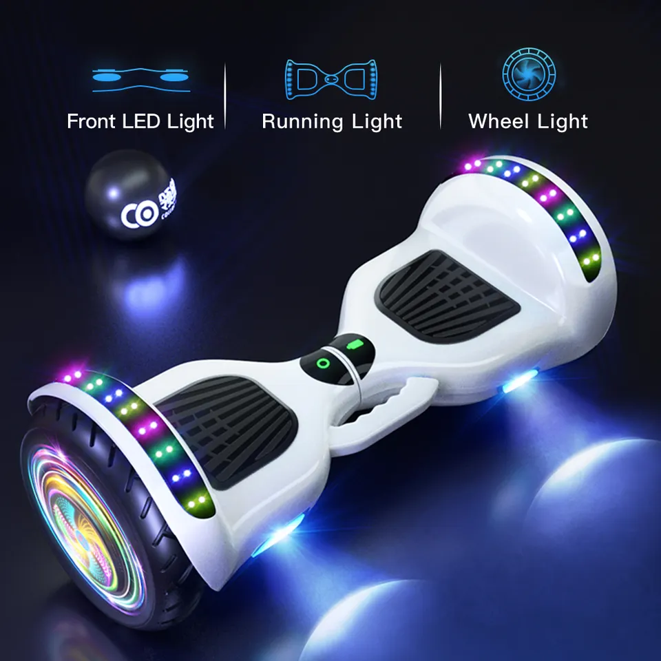 China Customized two wheel smart off road two wheels self balancing scooters 6.5/8/10 Inch App Control 36V hoverboard 50 euro