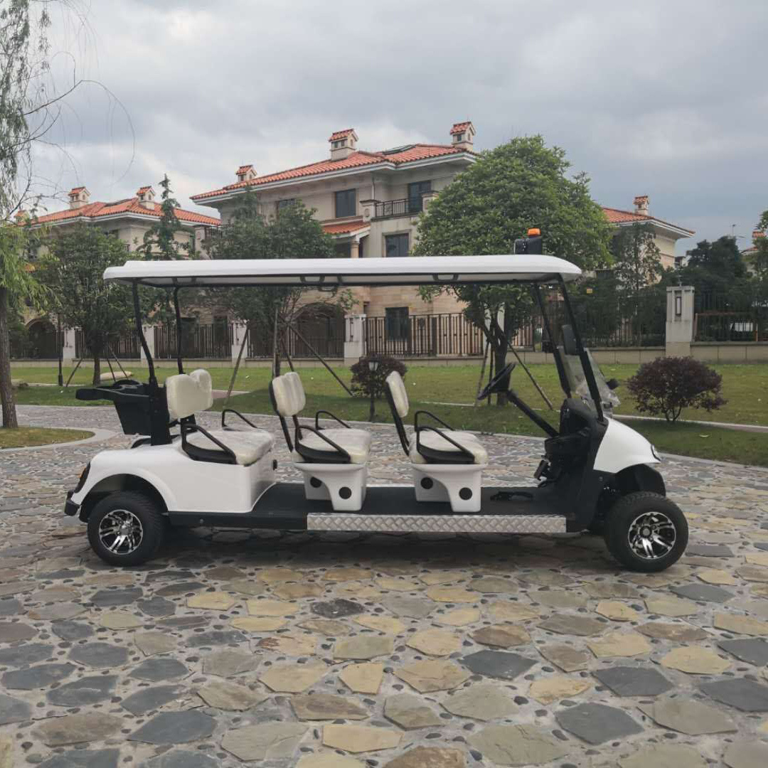 Car Prezzi Electric Motorized Golf Pull Cart Motor CE EN12184 2020 6 Seater Sightseeing Scooter Club Steel Customized Zhejiang