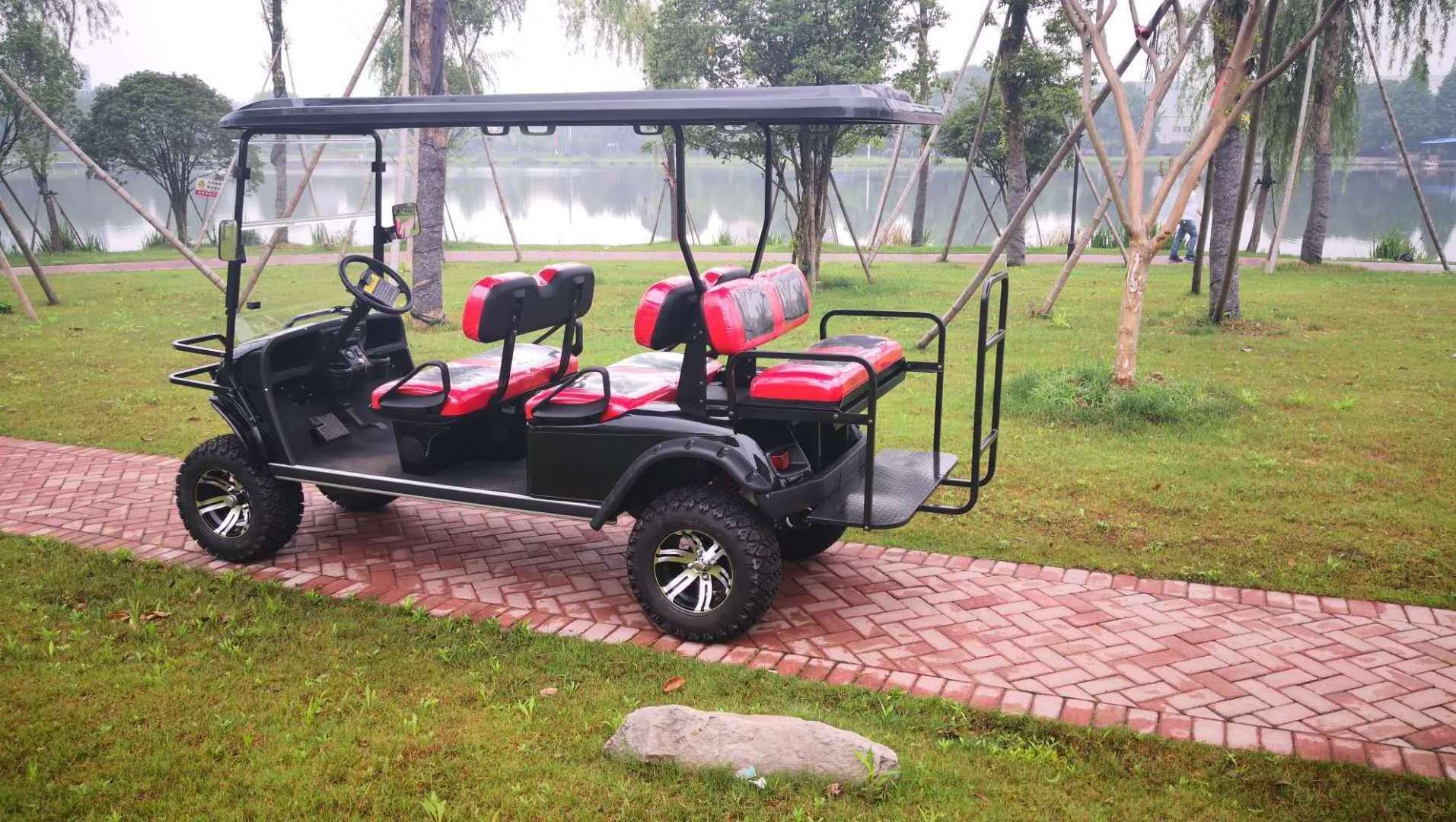 Car Prezzi Electric Motorized Golf Pull Cart Motor CE EN12184 2020 6 Seater Sightseeing Scooter Club Steel Customized Zhejiang