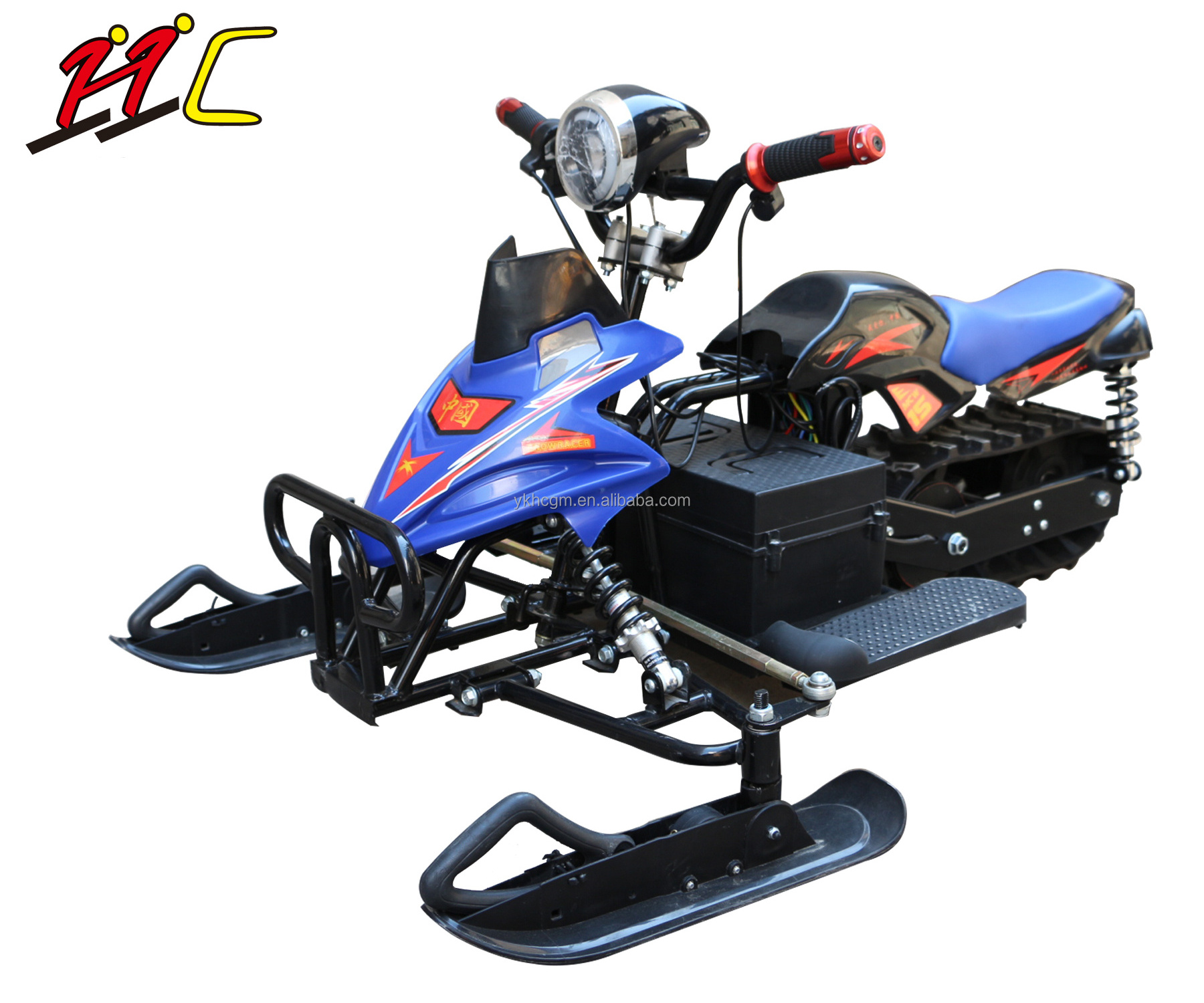 electric snow racer adult and children scooter 48v 20AH 800w with horn/light/three speed snow racer