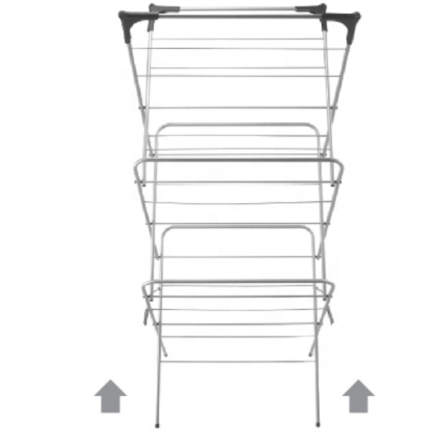 clothing hanger  airer  Drying Rack Standing  clothes airer rack small size 12M drying Space