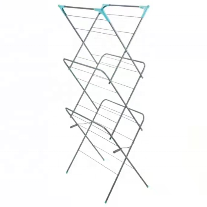 clothing hanger  airer  Drying Rack Standing  clothes airer rack small size 12M drying Space