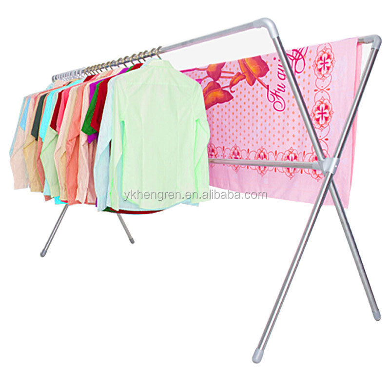 Balconies cloth drying ceiling pulley hanger stand rack with cloth hangers