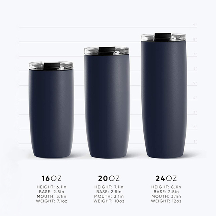 Mug Stainless Steel Double Wall Vacuum Insulated All Sizes Matte Cups Personalized Tumblers In Bulk