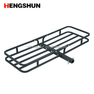 Best Choice Products 60" Folding Cargo Carrier Luggage Rack Hauler Truck Or Car Hitch 2" Receiver