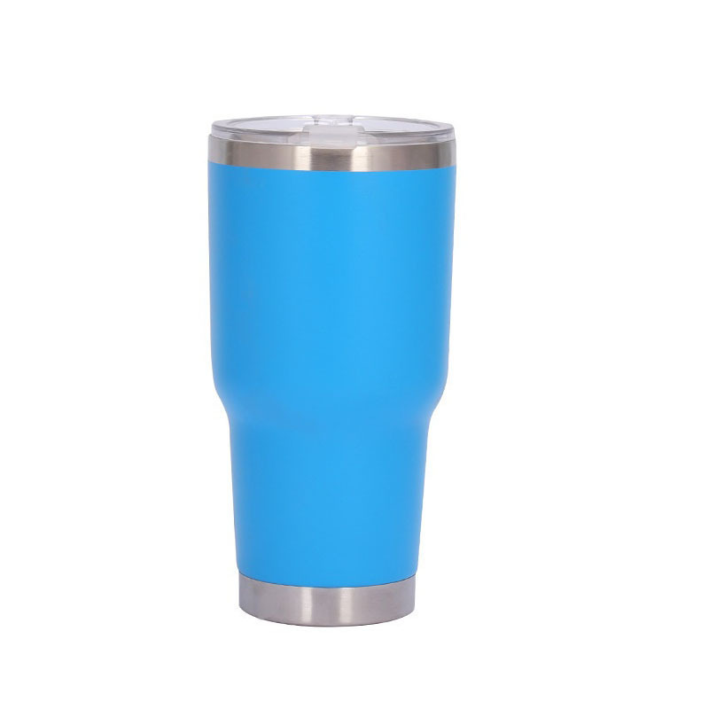 Custom Car Cup Powder Coated Stainless Steel 30oz Insulated Tumbler  Coffee Mugs