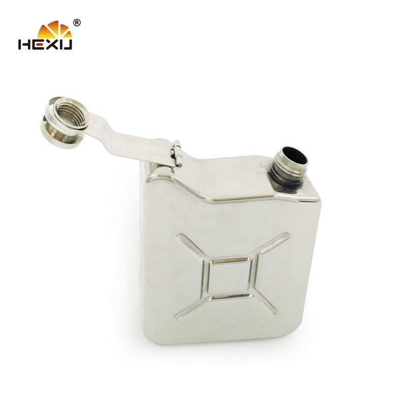 5oz Mini Stainless Steel Jerry Can Oil Barrel Shaped Hip Flask