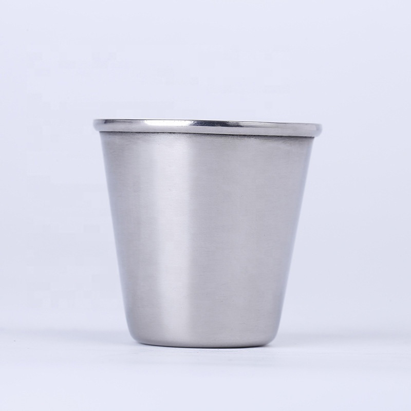 Custom with Logo 30ml Stainless Steel Reusable Cup Unbreakable Mini Beer Tequila Whisky Colored Metal Liquor Shot Glass