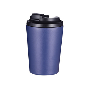 12oz reusable coffee cups with lid leak-proof Eco Sustainable Stainless Steel recyclable 12 oz 360ml travel car tumbler mug