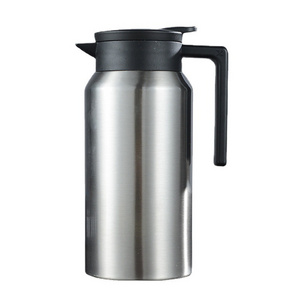 1200ML 304 18/10 Stainless Steel Thermal Carafe/Double Walled Vacuum Insulated Coffee Pot with Press Button Top