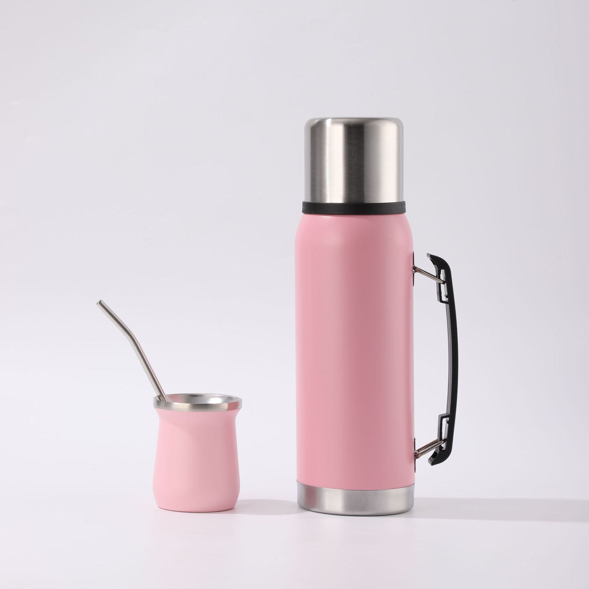 Vacuum Insulated Wide Mouth Bottle Stainless Steel Thermos for Cold and Hot Beverages Portable travel kettle