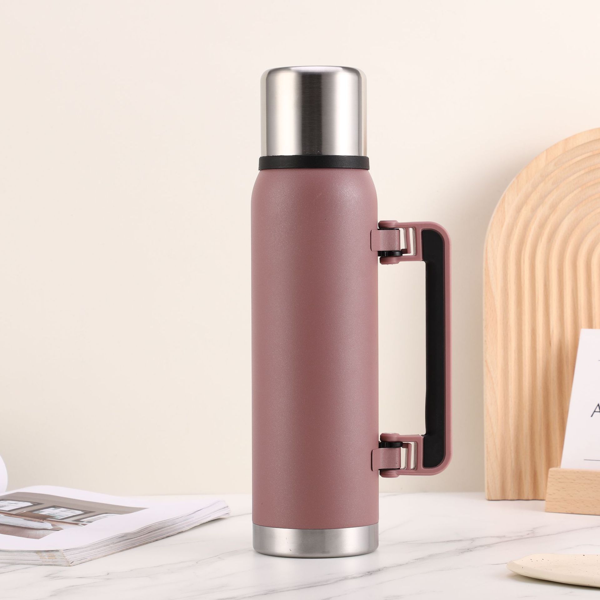 Vacuum Insulated Wide Mouth Bottle Stainless Steel Thermos for Cold and Hot Beverages Portable travel kettle