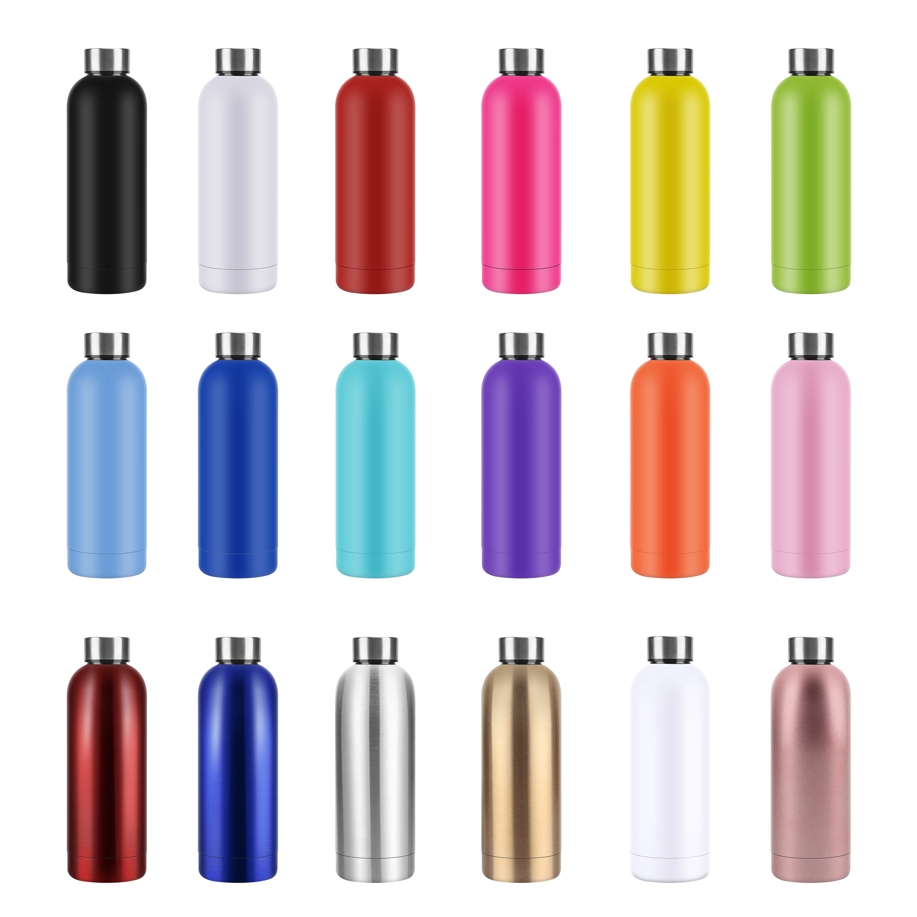 Wholesale 2023 New Design China Suppliers 1 Liter 18/8 Stainless Steel Small Mouth Leak Proof sports Water Bottle