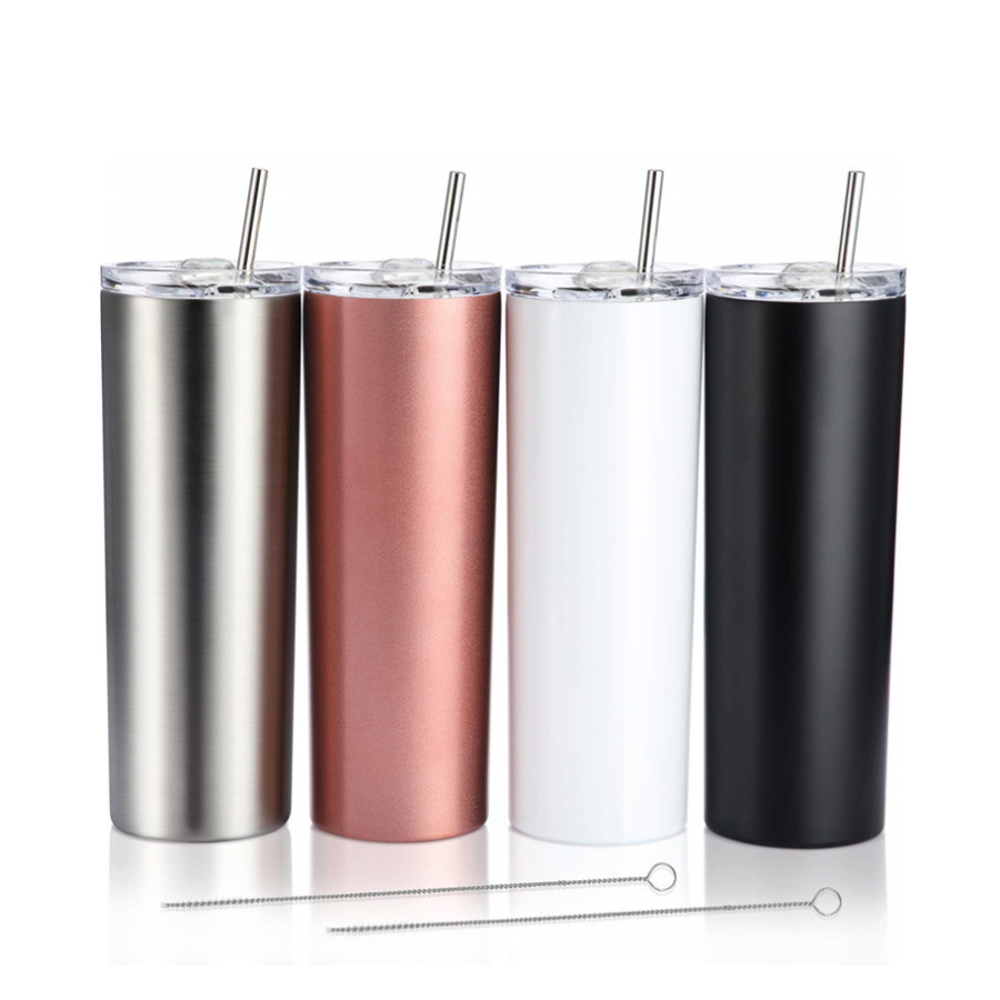 Wholesale High Quality Powder Coated 20 oz 30 oz Stainless Steel Insulated Vacuum Coffee Tumbler Mug