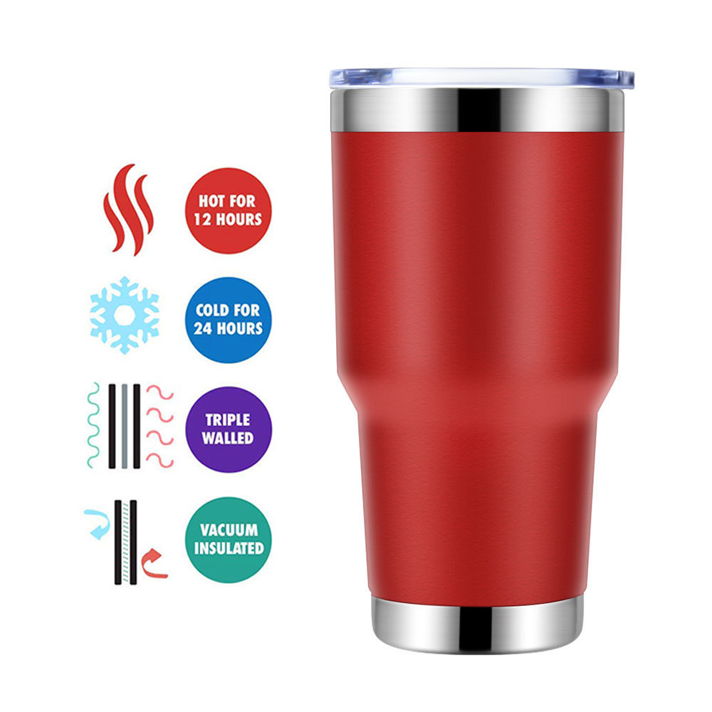 Custom Logo High Quality 30 oz sublimation Stainless Steel Insulated Tumbler