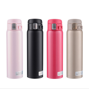 Eco Friendly 500ml Hot Sale Double Wall Stainless Steel Vacuum Bike Water Bottle With Lock