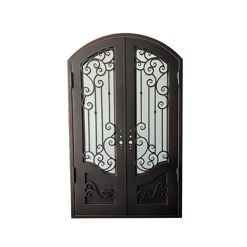 Interior Glass Pivot fancy security turkish doors Porta Wrought Iron French Doors Exterior Entrance Front Entry Doors