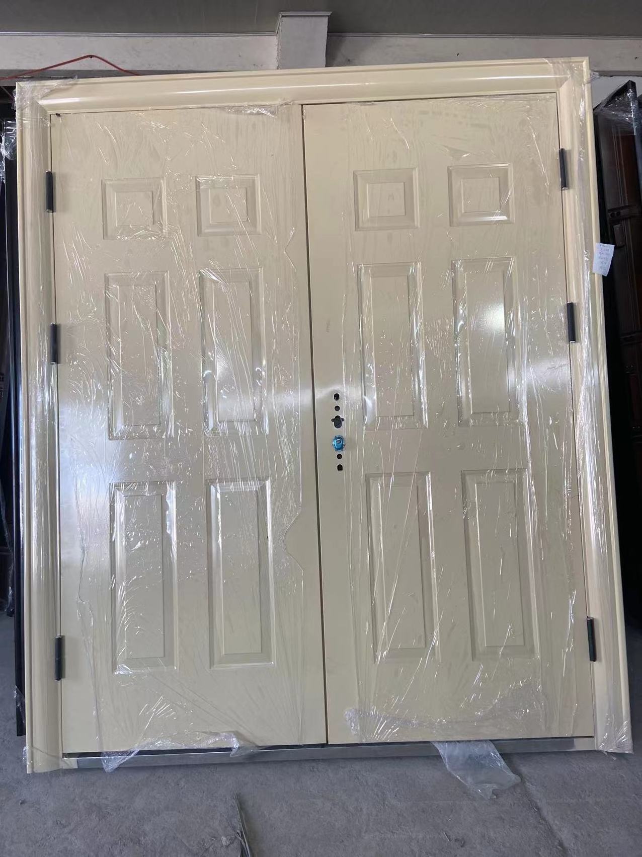 Low Prices Wholesale Residential Security Steel Main Door Luxury Exterior Stainless Steel Front Door For Home