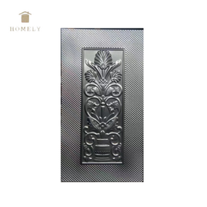 New model Design High Quality Stamped Steel Door Skin Exterior Door Steel Sheet for home decoration