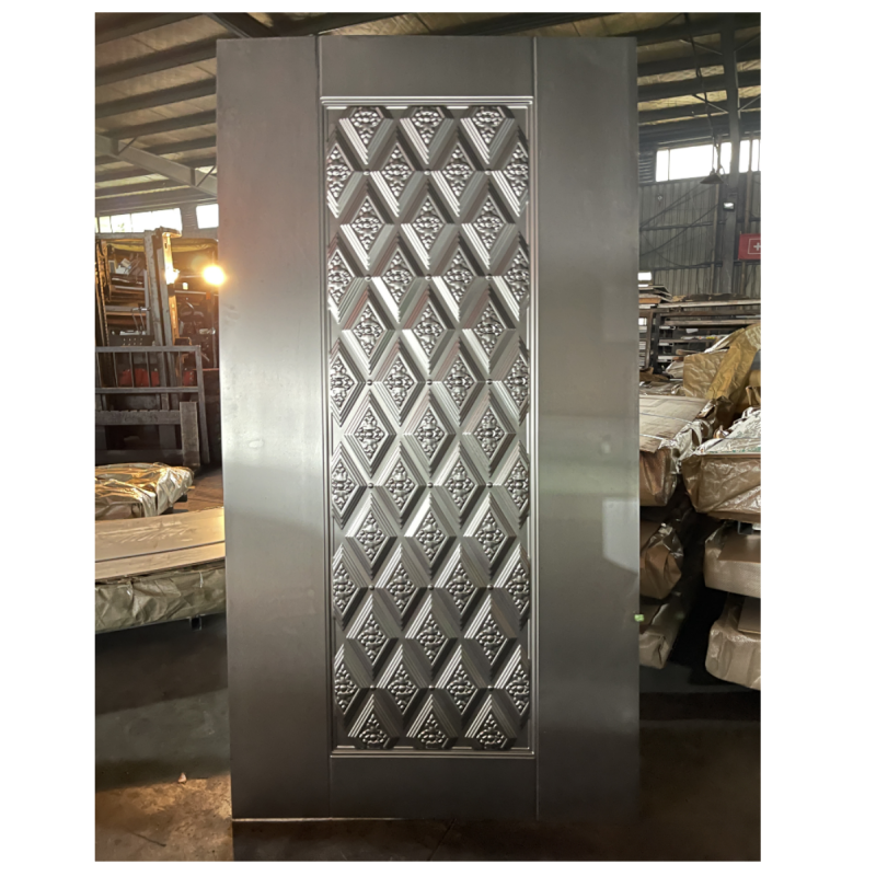 New model Design High Quality Stamped Steel Door Skin Exterior Door Steel Sheet for home decoration