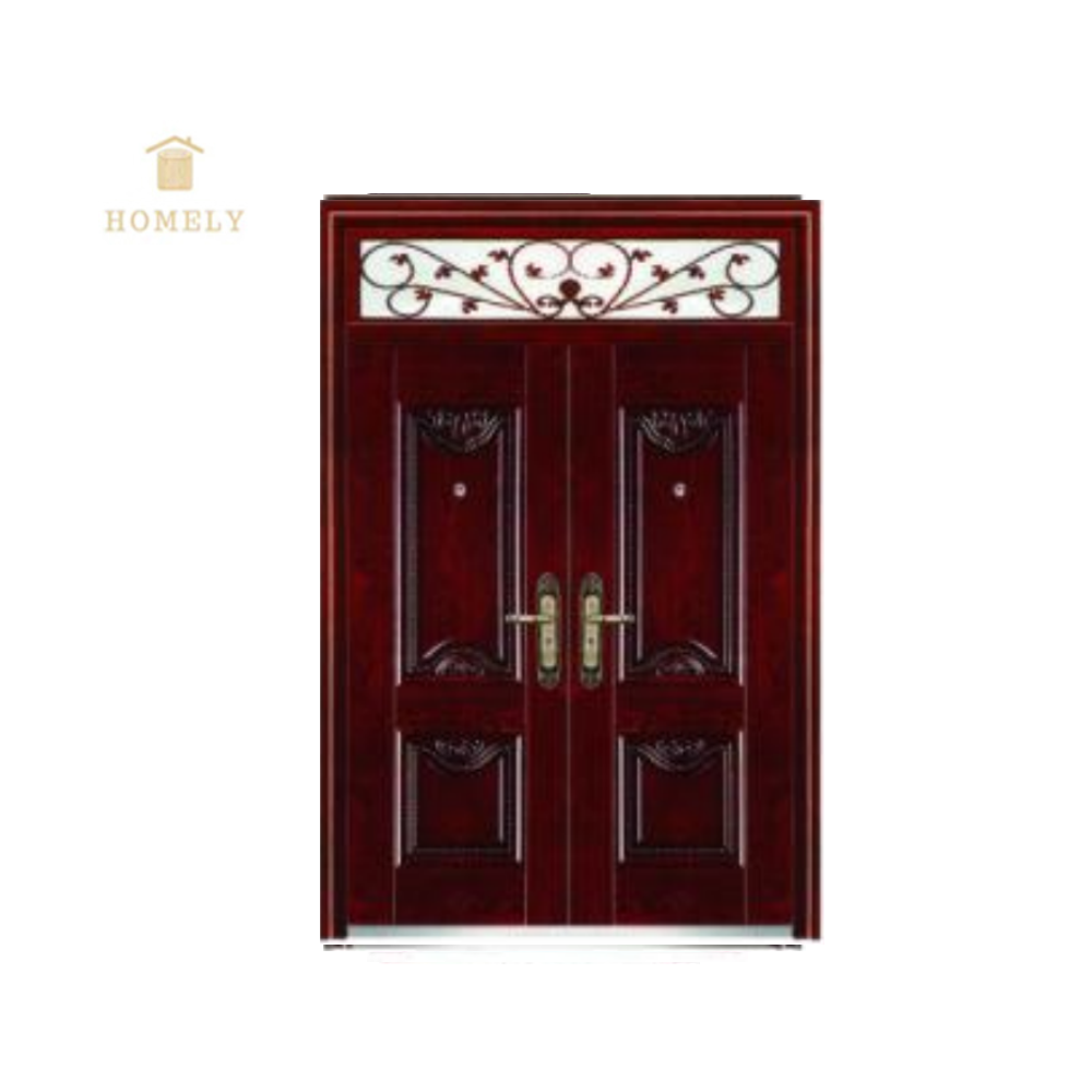 Low Prices Wholesale Residential Security Steel Main Door Luxury Exterior Stainless Steel Front Door For Home