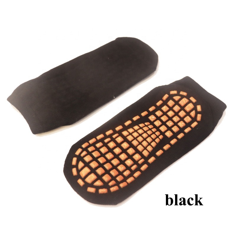 Wholesale Custom Anti Slip Jump Grip Kids Children Rubber Sole Trampoline Socks