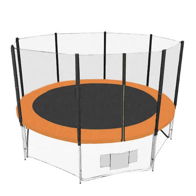 Wholesale Garden Outdoor Children's Trampoline 8ft 10ft 12ft 14ft With Safety Enclosure Net /ladder Kids Trampoline