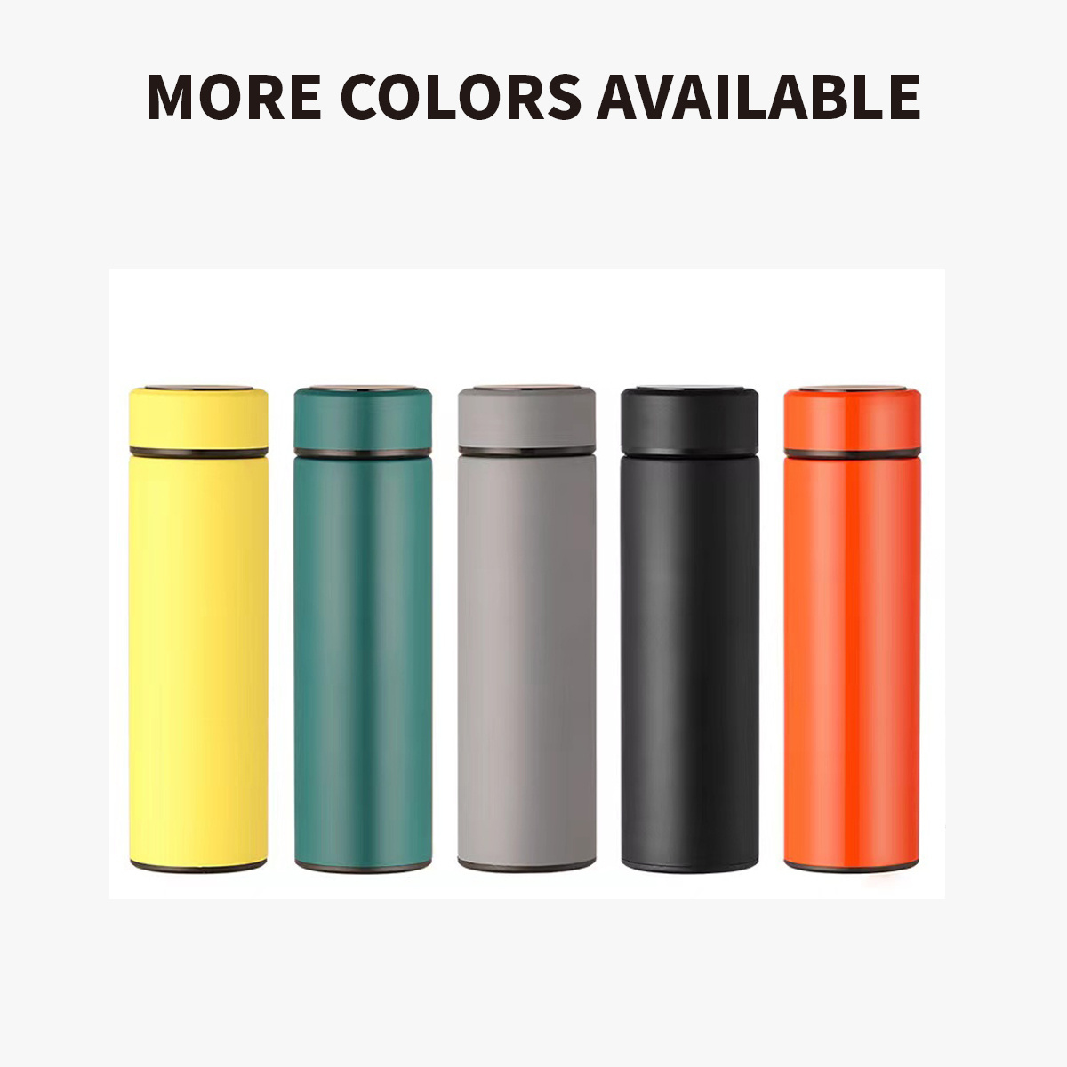 500ml Stainless Steel Smart Thermos Flask Vacuum Fashion Water Bottle Designed Smart Water Bottle