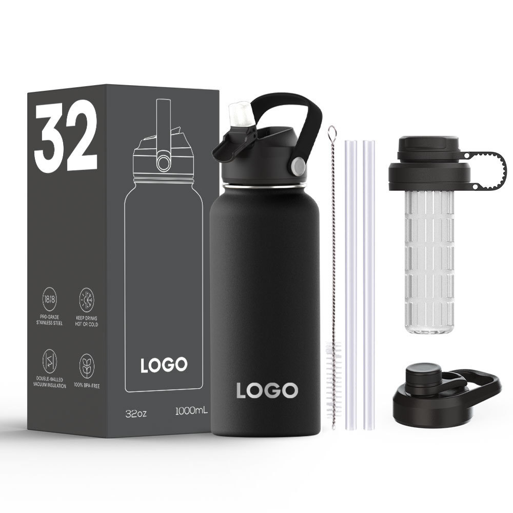 New Patented Double Wall 304 Stainless Steel Vacuum Water Bottle 12oz 18oz 25OZ 32OZ 40OZ