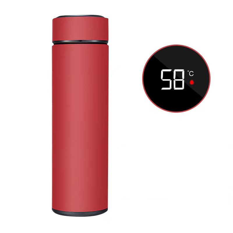 500ml Stainless Steel Smart Thermos Flask Vacuum Fashion Water Bottle Designed Smart Water Bottle