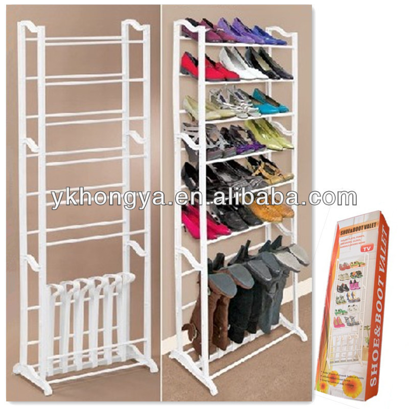 21 Pair Shoe Rack and 3 Pair Boots Storage Organizer