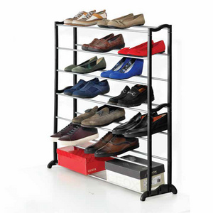 Easy style 7 tiers Shoe Shelf 35 Pairs Plastic Shoe Organizer