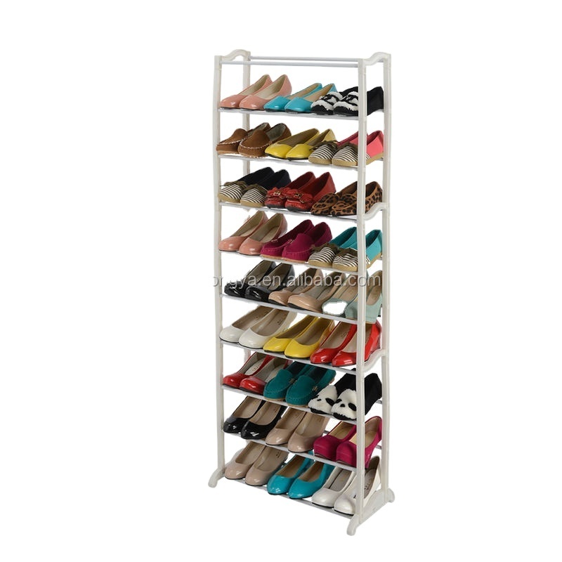 10 Tier 30 pairs easy assemble Housing standing shoe rack