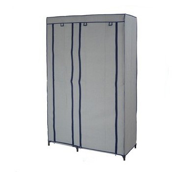 Decorative closet doors non-woven folding plastic wardrobe