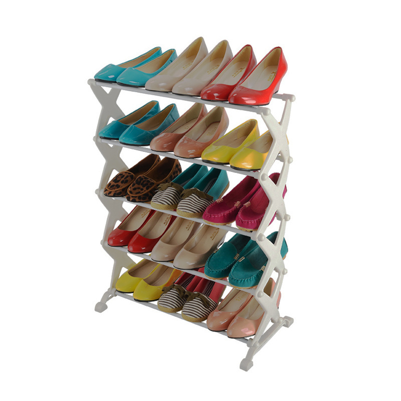 5 Tier 15 pairs foldable shoe racks for children