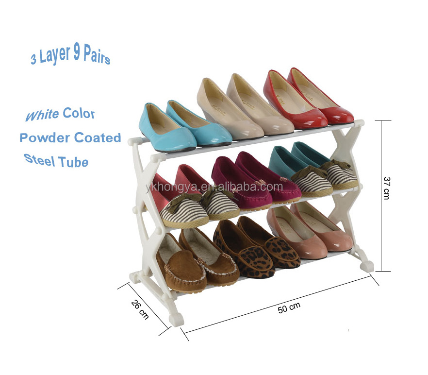 Space Saving Furniture 7 Tiers folding shoe rack for sale