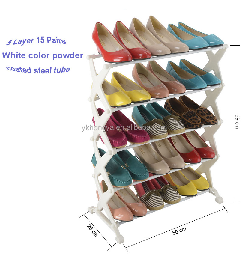 Space Saving Furniture 7 Tiers folding shoe rack for sale