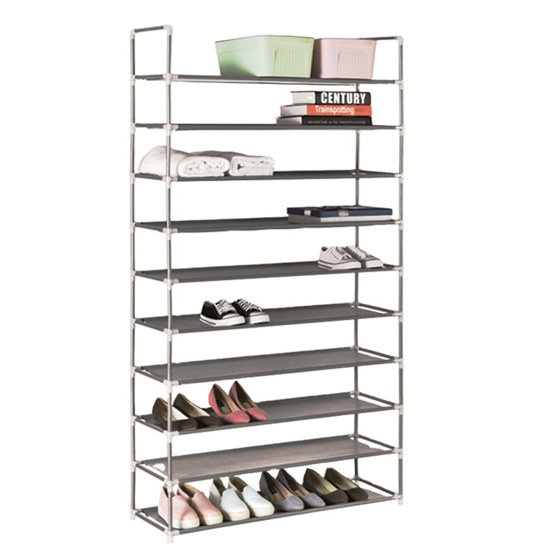 Customized 6 Shelf 24 Pairs Storage Shelf Non-woven Fabric Shoe Rack