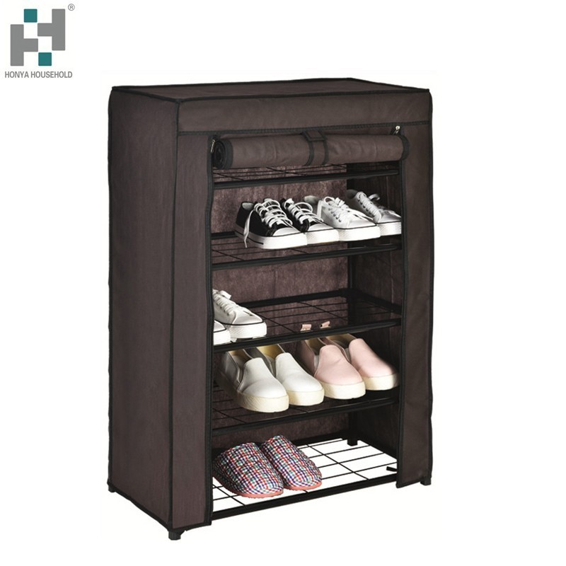 High Quality 12  pairs Shoe Rack Cabinet with Non-woven cover