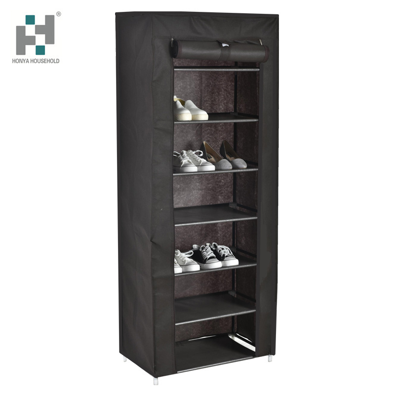 High Quality 12  pairs Shoe Rack Cabinet with Non-woven cover