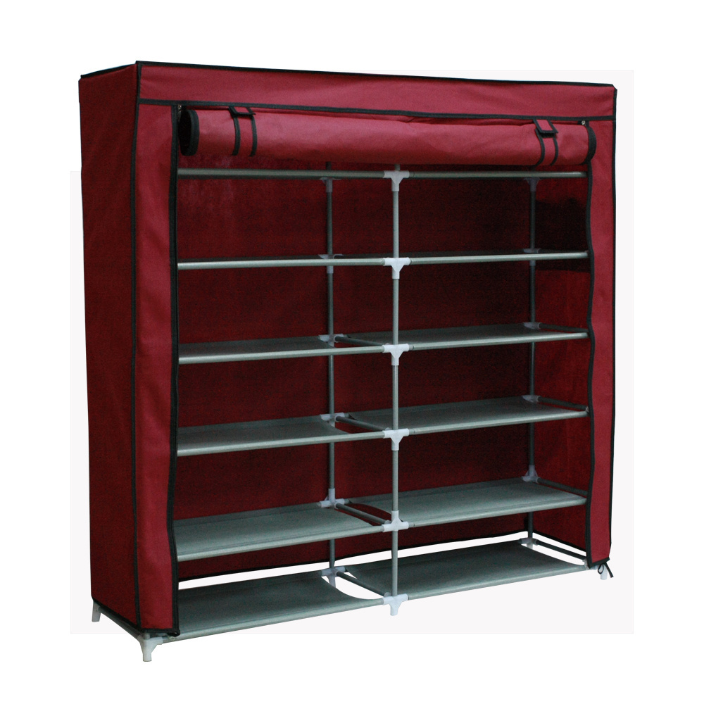 Double sides 12 tier modern tall large shoe cabinet