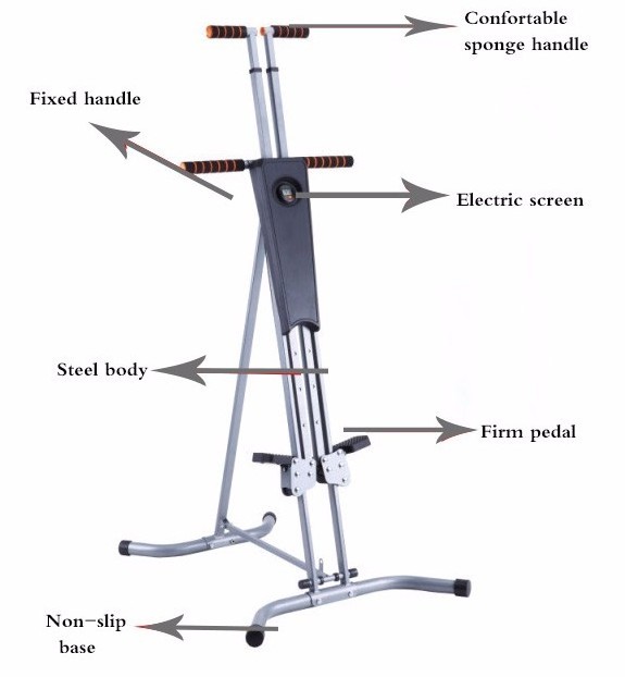 Gym machines Maxi climber Vertical climber exercise machine Steel climber