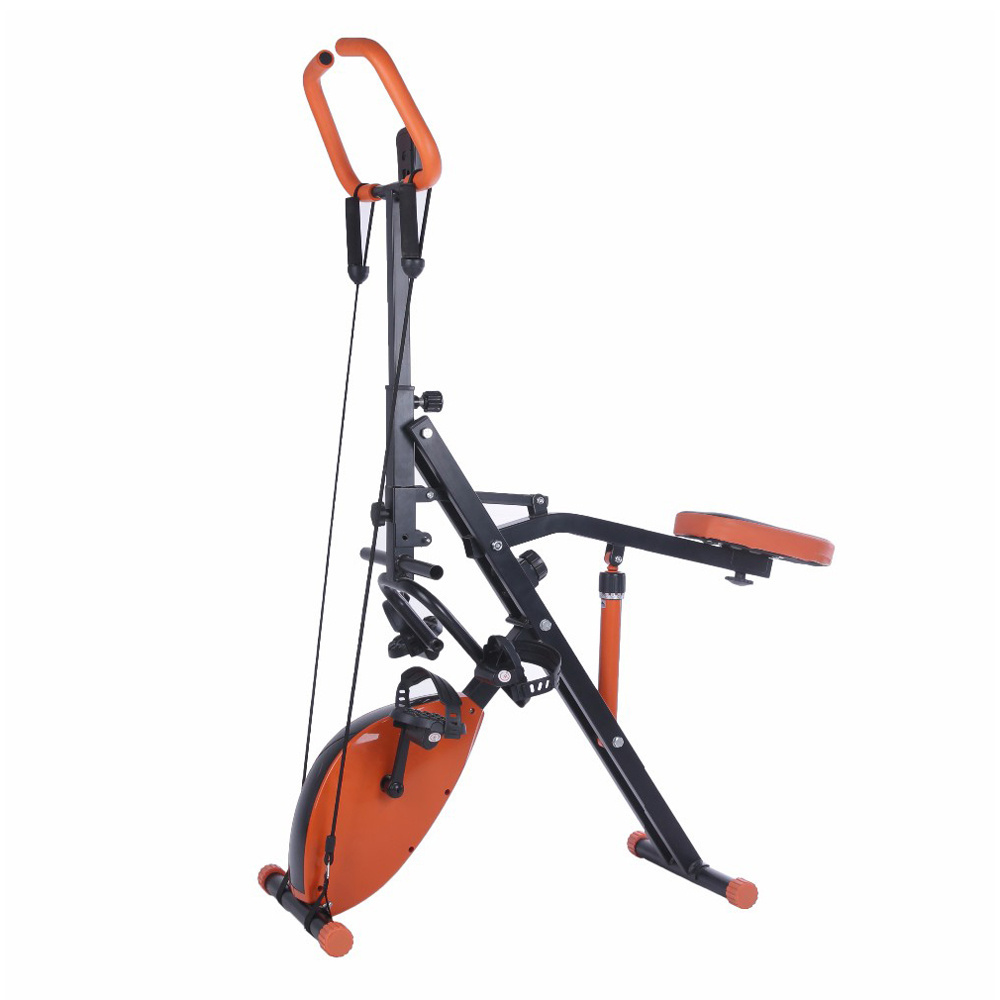 Commercial 2-in-1 Horse Riding Exercise Machine with Elastic Rope Workout Equipment