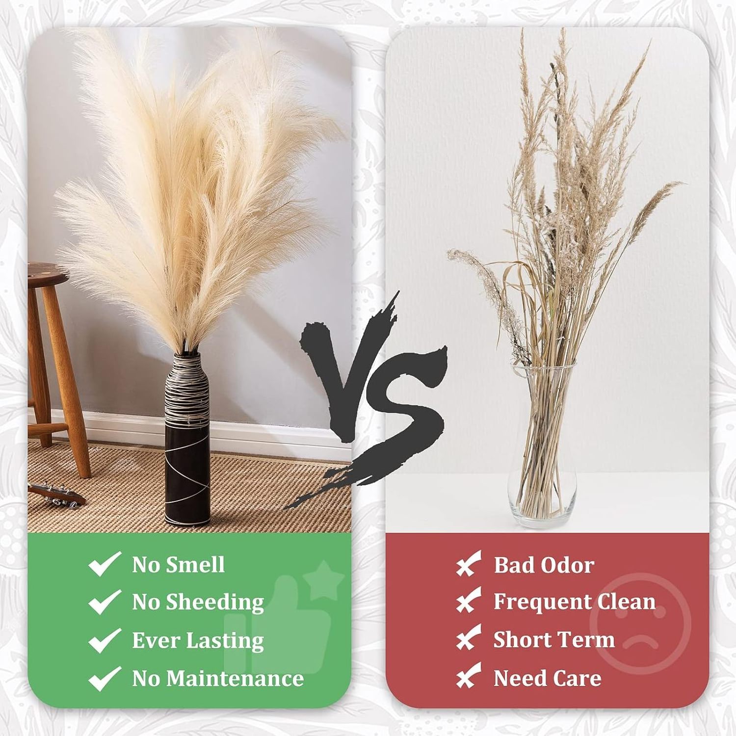 hot selling home wedding decoration 100cm 110cm 120cm silk beige grey white artificial faux pampas grass