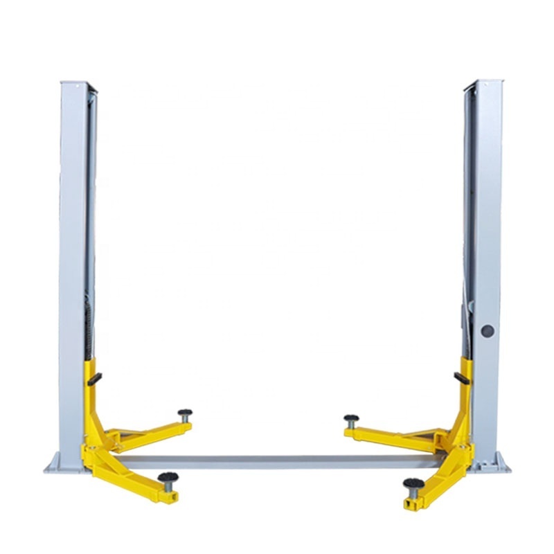 YingKou Manufacture  WZDM CE Safe Hydraulic Auto 4 Ton Portable 2 Post Car Lift Manual Lock Release Two Post Car Lift