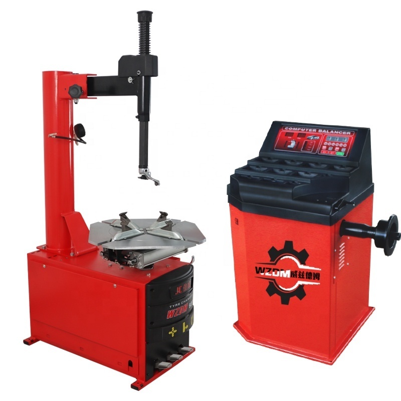 WZDM T-618 12-24 inch manual Tire Changer factory direct sale Tire Machine and Wheel Balancer combo