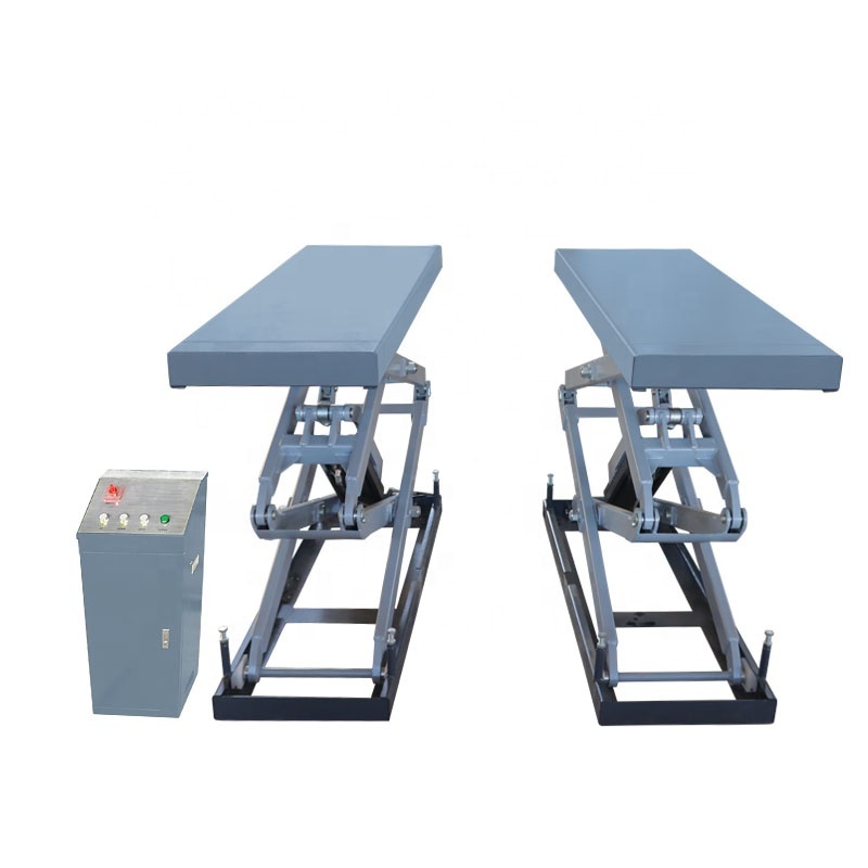 China Manufacture Cheap Price 3.5T Commercial Grade On-Ground Or In-Ground Mount Low Profile Full Rise Scissor Car Lift